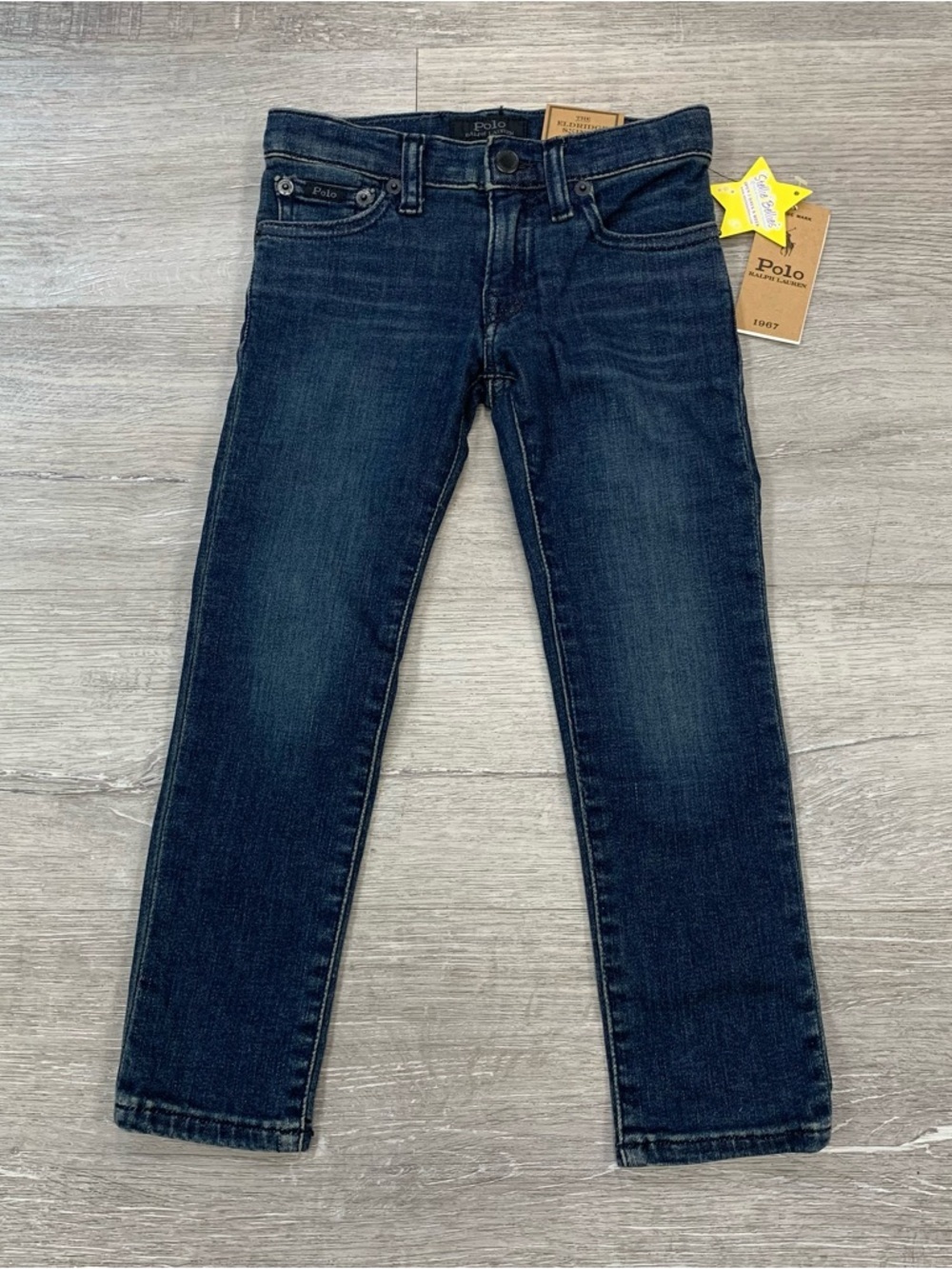 Ralph Lauren Toddler Slim Jeans in Dark Blue Wash